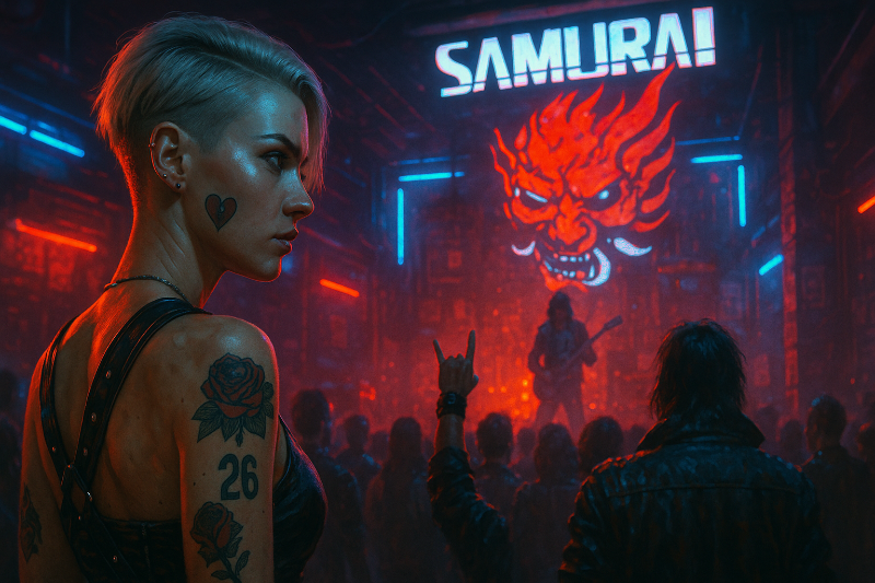 Meredith Stout - Fan der Band Samurai?